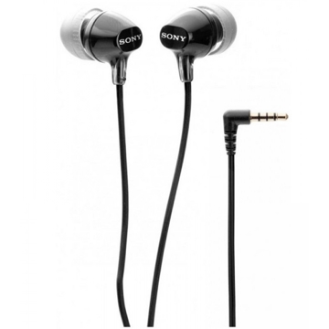 ყურსასმენი Sony MDR-EX15APBZE, In-Ear Headphones, Wired, 3.5mm, Black