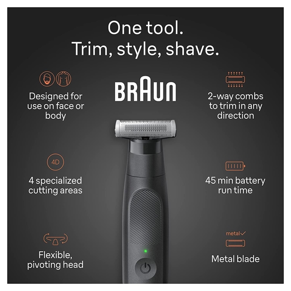 ტრიმერი Braun XT5100, Trimmer, Black