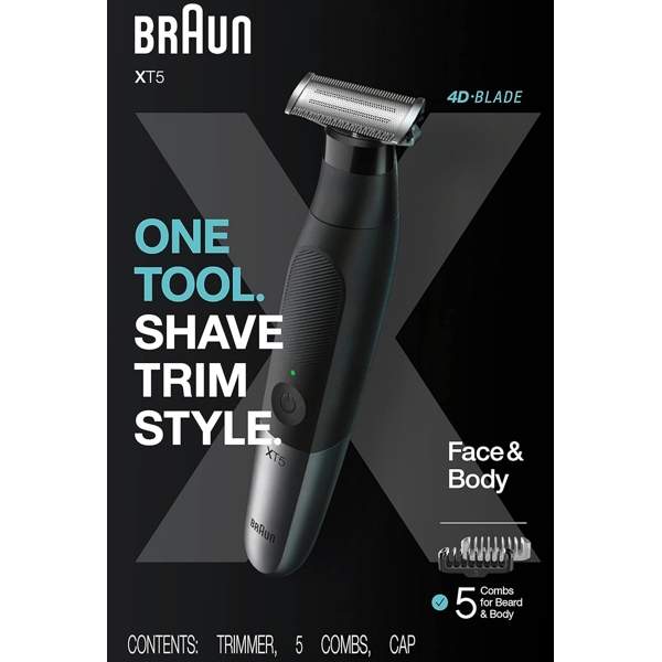 ტრიმერი Braun XT5100, Trimmer, Black