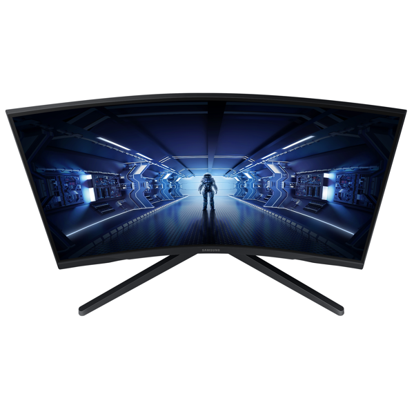 მონიტორი Samsung LC27G55TQBIXCI Odyssey G5, 27", Curved Monitor, WQHD, VA, HDMI, DP, Black