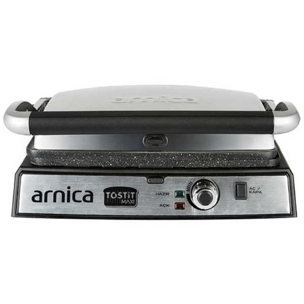 გრილ-ტოსტერი Arnica GH26240, 2000W, Grill-Toaster, Black/Silver