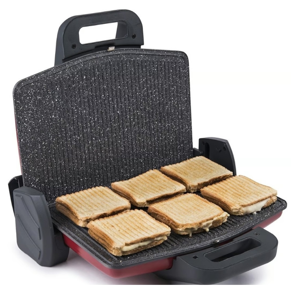Arnica GH26120, 1750W, Grill-Toaster, Red