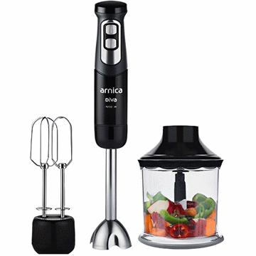 Arnica GH21595 Diva, 1200W, 0.5L, Blender, Black