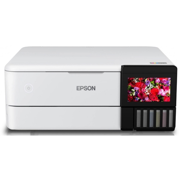 პრინტერი Epson C11CJ20404 EcoTank L8160, MFP, A4, Wi-Fi, Ethernet, USB, White