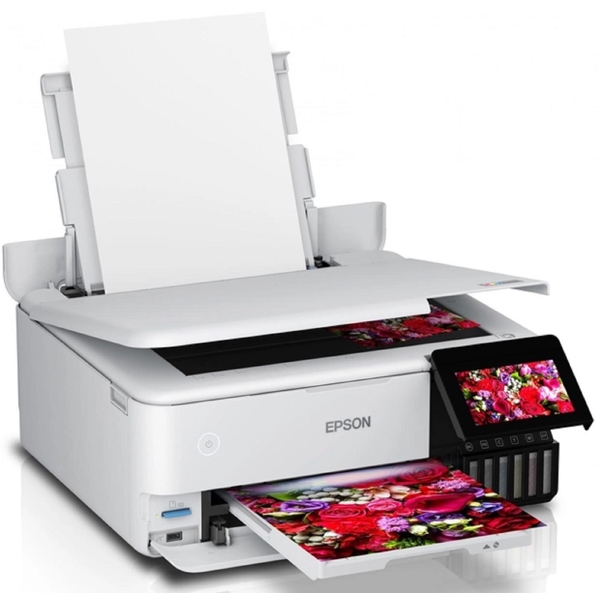 პრინტერი Epson C11CJ20404 EcoTank L8160, MFP, A4, Wi-Fi, Ethernet, USB, White