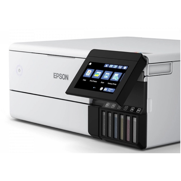 პრინტერი Epson C11CJ20404 EcoTank L8160, MFP, A4, Wi-Fi, Ethernet, USB, White