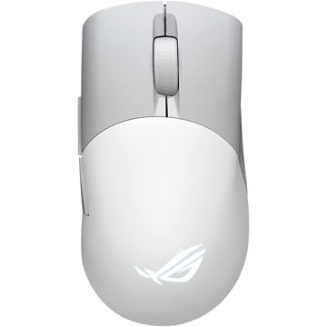 მაუსი Asus 90MP02V0-BMUA10 ROG Keris, Wireless, USB, Bluetooth, Gaming Mouse, White