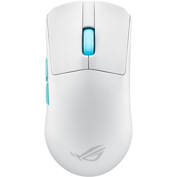 მაუსი Asus 90MP02W0-BMUA10 ROG Harpe Ace Aim Lab, Wireless, USB, Bluetooth, USB-C, Gaming Mouse, White