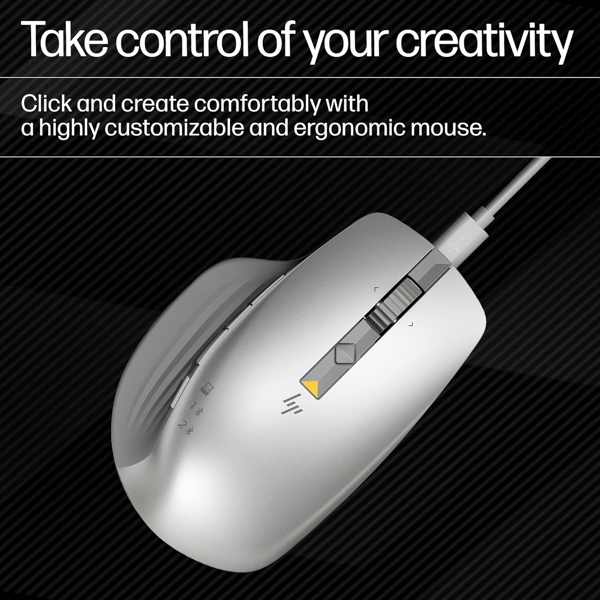 HP 1D0K9AA 930 Creator, Wireless, USB, Bluetooth, Mouse, Silver