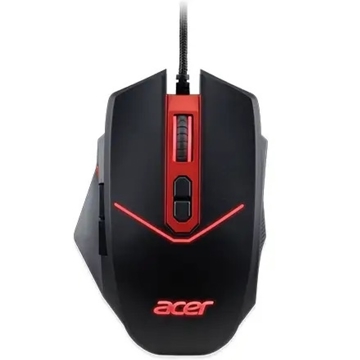 Acer GP.MCE1101R Nitro II-NMW120, Wired, USB, Gaming Mouse, Black/Red