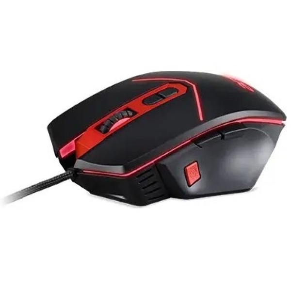 Acer GP.MCE1101R Nitro II-NMW120, Wired, USB, Gaming Mouse, Black/Red