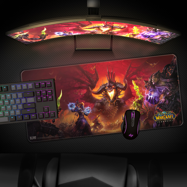 Blizzard FBLMPWOWONYXI21XL, Gaming Mouse Pad, XXL, Black