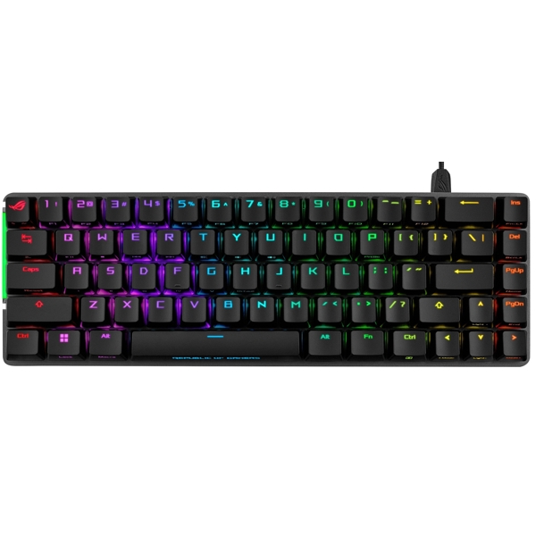 Asus 90MP0346-BKUA01 M602 Falchion Ace, NX Red, Wired, RGB, USB, Gaming Keyboard, Black