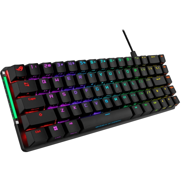 Asus 90MP0346-BKUA01 M602 Falchion Ace, NX Red, Wired, RGB, USB, Gaming Keyboard, Black