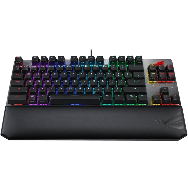 Asus 90MP00N6-BKRA00 ROG Strix Scope NTKL Deluxe, NX Red, Wired, RGB, USB, Gaming Keyboard, Black