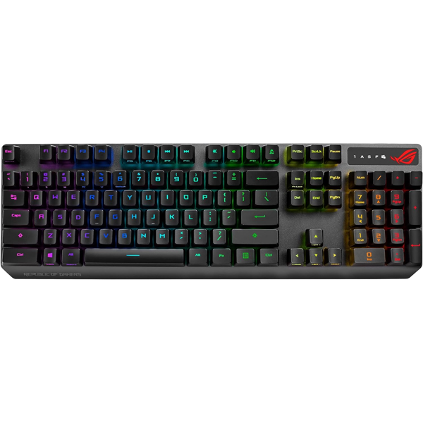 კლავიატურა Asus 90MP0240-BKRA00 ROG Strix Scope RX, Wired, RGB, USB, Gaming Keyboard, Black