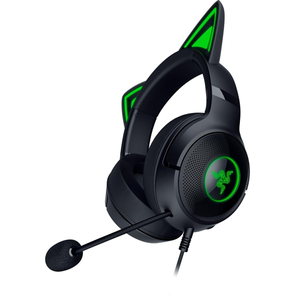 Razer RZ04-04730100-R3M1 Kraken Kitty V2, Gaming Headset,, Wired, USB, Black