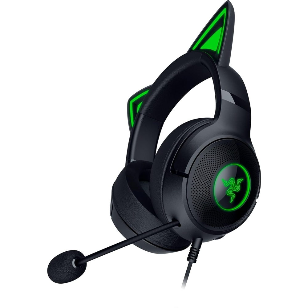 ყურსასმენი Razer RZ04-04730100-R3M1 Kraken Kitty V2, Gaming Headset, Wired, USB, Black