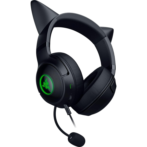 Razer RZ04-04730100-R3M1 Kraken Kitty V2, Gaming Headset,, Wired, USB, Black