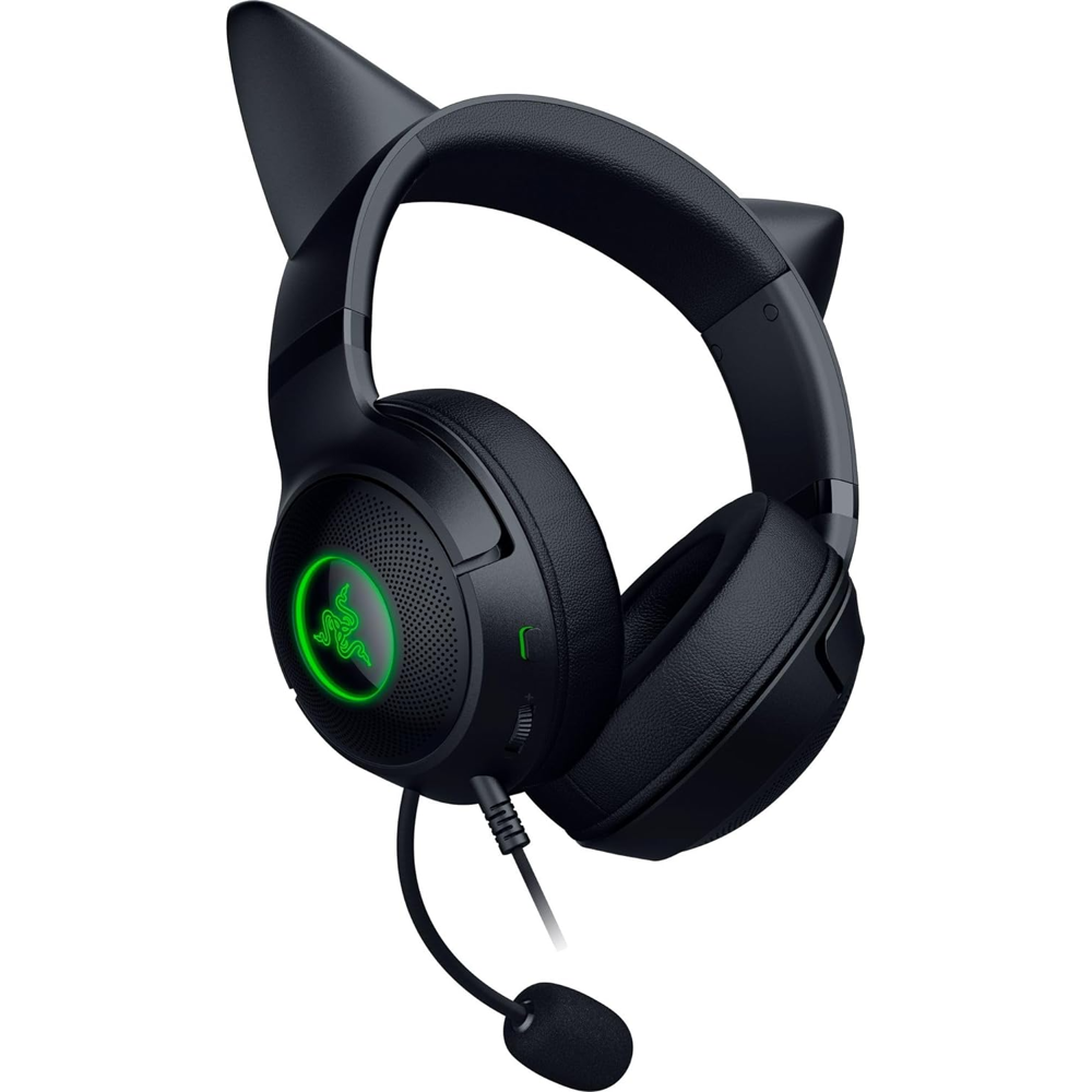 ყურსასმენი Razer RZ04-04730100-R3M1 Kraken Kitty V2, Gaming Headset, Wired, USB, Black