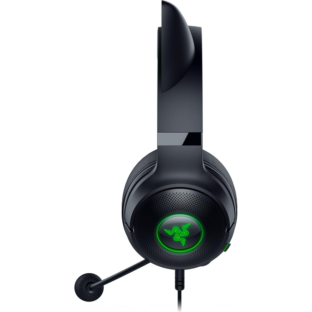 ყურსასმენი Razer RZ04-04730100-R3M1 Kraken Kitty V2, Gaming Headset, Wired, USB, Black