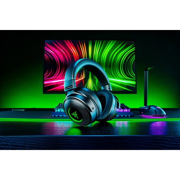 Razer RZ04-03460100-R3M1 Kraken V3 Pro, Gaming Headset, Wireless, USB, 3.5mm, Black