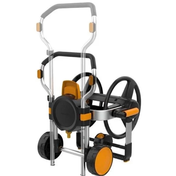 კოჭა წყლის მილისთვის Fiskars 1062257 XL, Hose Reel, Black