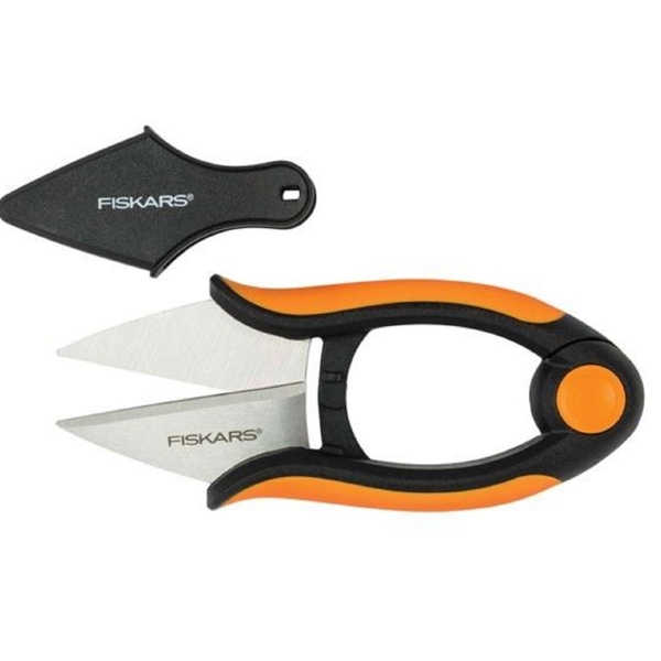 Fiskars SP-220, Gardening Scissors, Black/Orange