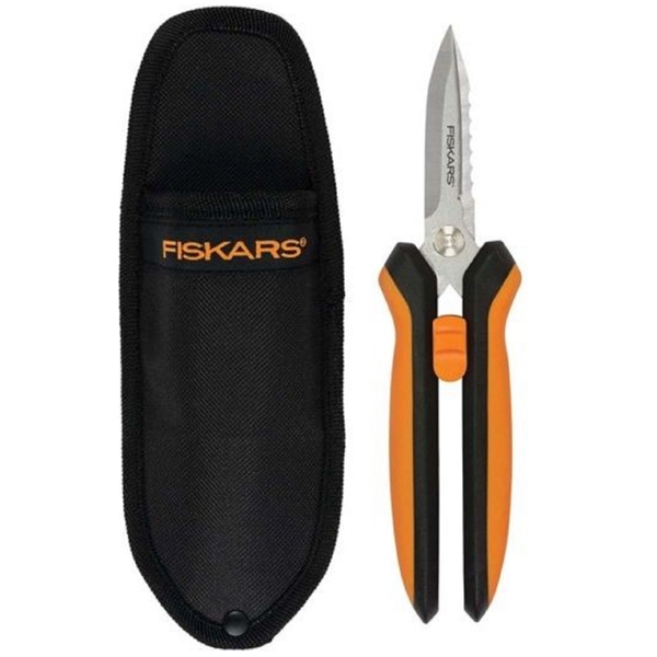 Fiskars SP-320, Multifunctional Scissors, Black/Orange