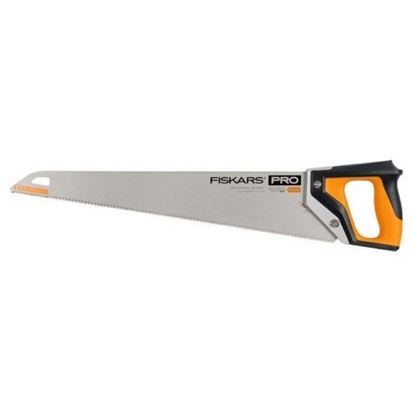 ხელის ხერხი Fiskars 7 TPI Pro Power Tooth Coarse-cut, Hand Saw, Black/Orange