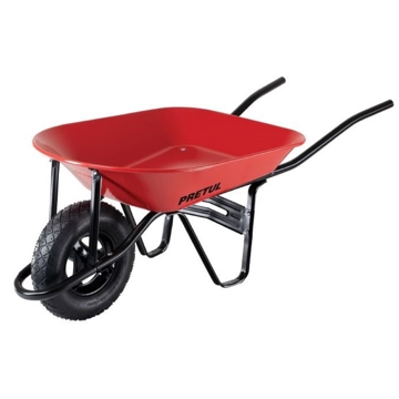 ხელის ურიკა Pretul CAP-40NB, 350Kg, Wheelbarrow, Red