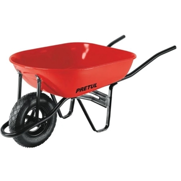 ხელის ურიკა Pretul CAP-50NB, 350Kg, Wheelbarrow, Red