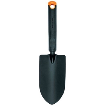 Fiskars 1027017 Ergo Trowel, Hand Shovel, Black