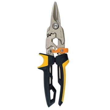 Fiskars 1027207 PowerGear, Scissors, Black/Yellow