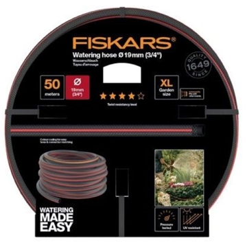 სარწყავი მილი Fiskars 1027111 Q4, 50M, Hose, Black