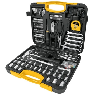 ხელსაწყოების ნაკრები Pretul SET-133, 133Pcs, Tools Set, Black