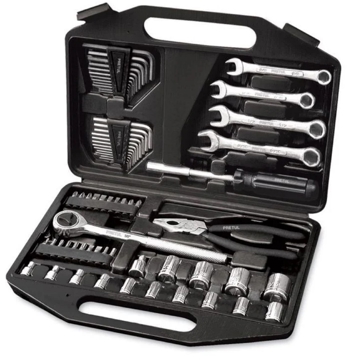 ხელსაწყოების ნაკრები Pretul SET-70, 66Pcs, Tools Set, Black