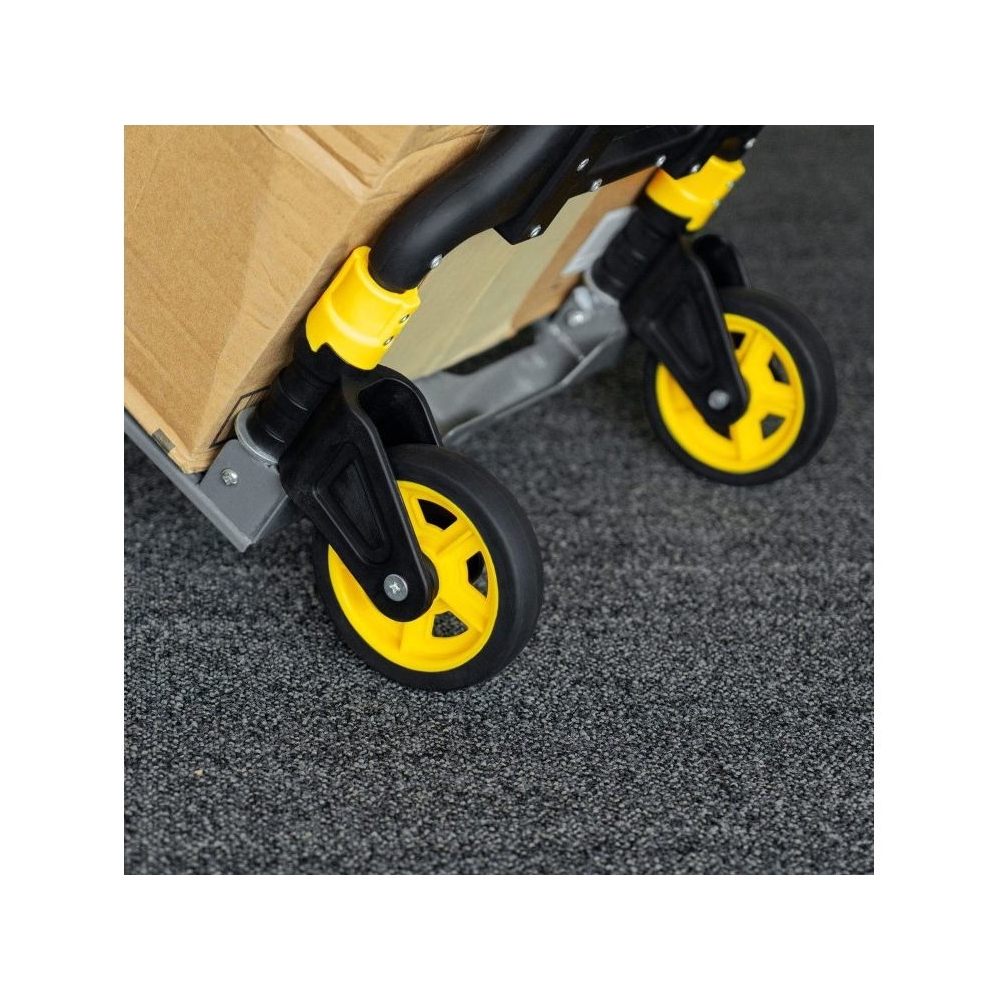 Pretul DIA-100P, 100Kg, Foldable Wheelbarrow, Black/Silver