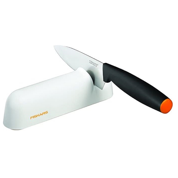 Fiskars 1014214 Roll-Sharp, Knife Sharpener, White