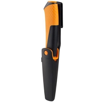 ბაღის დანა სალესით Fiskars 1023618, Garden Knife With Sharpener, Black/Yellow