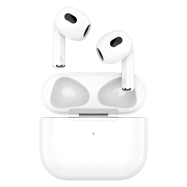 Hoco EW46, Earbuds, Wireless, Bluetooth, White/Gray