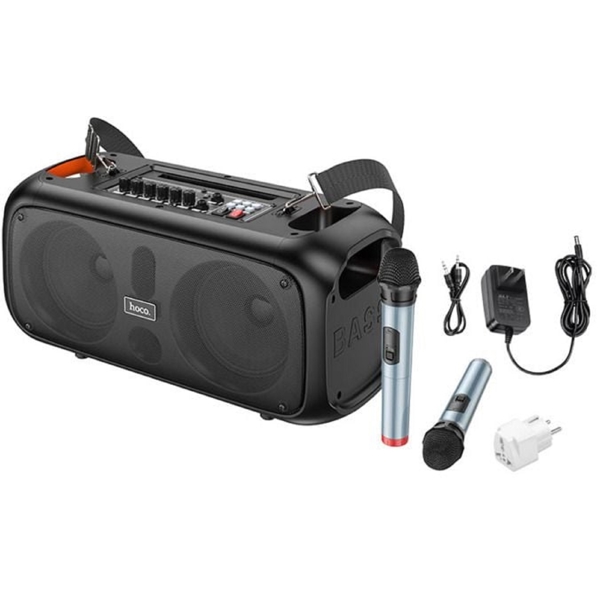 Hoco BS54, 30W, Bluetooth, USB, SD card, Aux, Speakers, Black