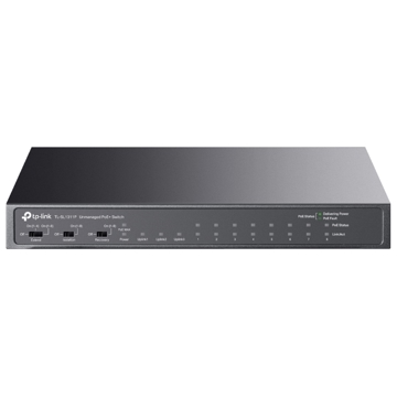 TP-Link TL-SL1311P, 8-Port, PoE+ Switch, Black