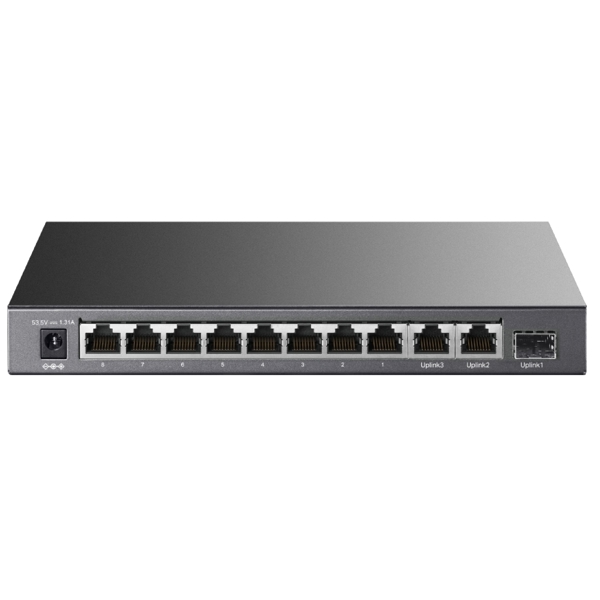 სვიჩი TP-Link TL-SL1311P, 8-Port, PoE+ Switch, Black