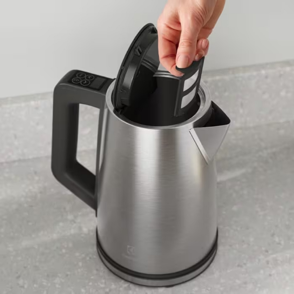 ელექტრო ჩაიდანი Electrolux E5K1-6ST, 2400W, 1.7L, Electric Kettle, Silver