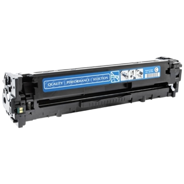 HP CE321A 128A, Compatible LaserJet Toner Cartridge, 1300P, Cyan