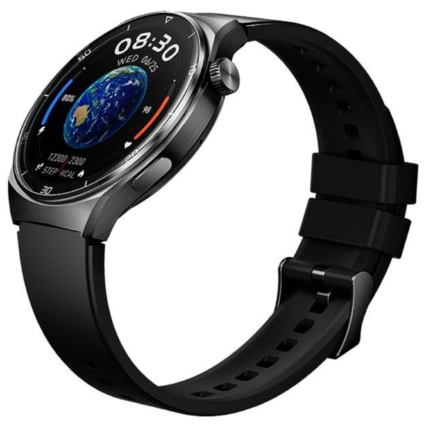 Qcy GT2, 1.43", IPX7 Waterproof, Bluetooth, Smart Watch, Black