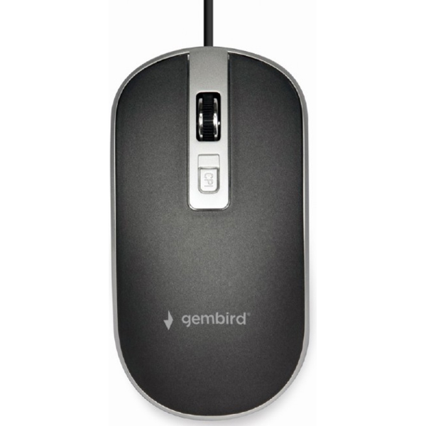 მაუსი Gembird MUS-4B-06-BS, Wired, USB, Mouse, Black