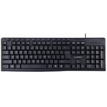 Gembird KB-UM-107, Wired, USB, Keyboard, Black