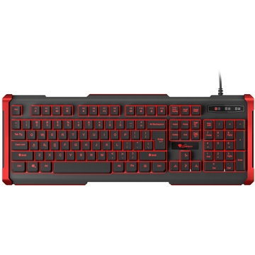 კლავიატურა Genesis NKG-0913 Thor 410, Wired, USB, Gaming Keyboard, Black/Red